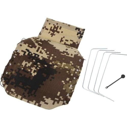 Professional Canvas Hood Cover Cloth for WPL B16 C24 C14 B24 RC Military Vehicle Truck