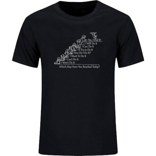 Fun summer casual printing what have you achieved today fun short sleeve T-shirt for men and women