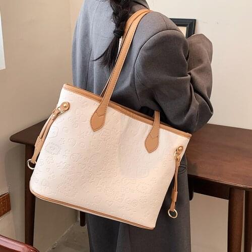 Large Capacity Women Pu Leather Handbags Fashion Ladies Tote Shoulder Travel Bag Designer Female Casual Shopping Messenger Bags