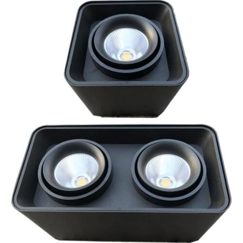 15W 20W COB LED Downlights Surface Mounted Downlight LED Lighting Angle-adjustable AC110 220V 230V 240V