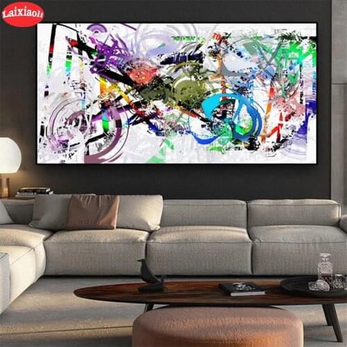 Diamond Painting Abstract art, painted pattern Rhinestone 5D DIY Diamond Embroidery,Cross Stitch,diamond Mosaic Sale