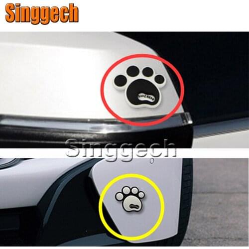 4X Car Sticker Footprints Styling For Peugeot 307 206 308 407 207 2008 3008 508 406 208 Nissan Qashqai Juke X-TRAIL TIIDA Note