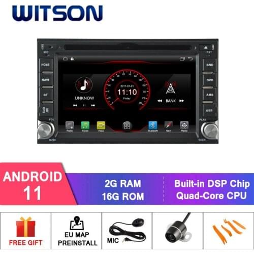 WITSON Android 10.0 2GB RAM 16GB FLASH CAR RADIO for HYUNDAI GETZ MATRIX TIBURON LAVITA NAVIGATION GPS+DAB+OBD+TPMS+DVR+Wifi/3G