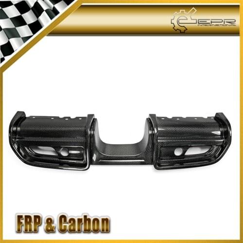 JCW Rear Bumper Diffuser For Mini F56 JCW Style Carbon Fiber Rear Diffuser Trim (Replacement)