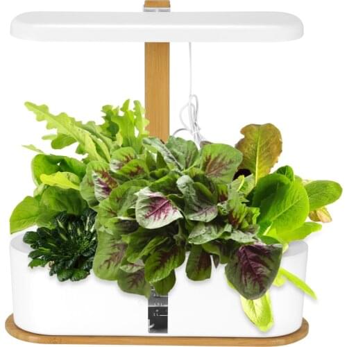 Hydroponics Growing System Anzuchtsystem Indoor Herb Garden Starter Kit With Led Grow Light Smart Garden Planter Home Kitchen