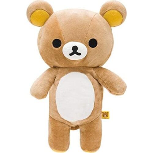 Cute Rilakkuma Plush Toy 45cm Kawaii Body Pillow Bear Stuffed Animals Plushies Kids Toys for Girls Children Birthday Gift