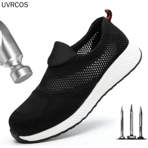 Labor Insurance Shoes Mens Non-slip Anti-smashing Anti-piercing Protection Safety Work Shoes Summer Breathable Deodorant H533