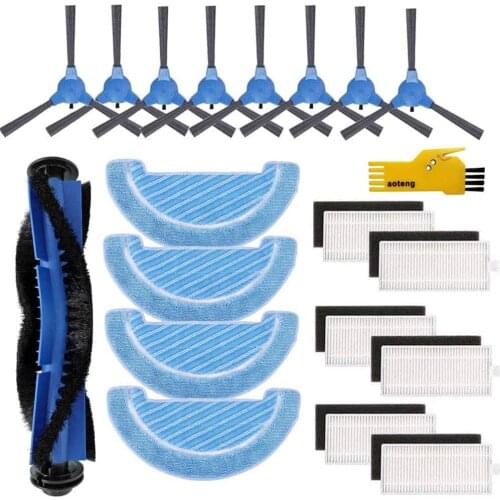 Main Brush HEPA Filter For Cecotec Conga 1090 Robot Vacuum Cleaner Replacement Parts Side Brush Mop Cloth Accessories Kits