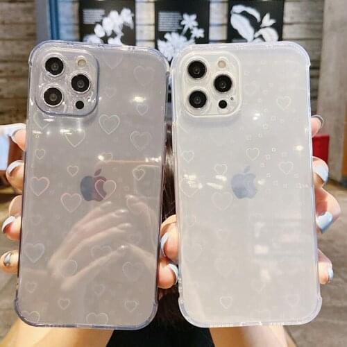 Candy Color Frame Shockproof Phone Case For iPhone 12 11Pro Max XR XS X XS Max 7 8 6 6S Plus Soft Transparent Back Cover capa