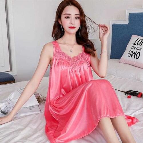 Sexy Long Sling Satin Rayon Sleepwear Brides Nightie Nightgown Women Champagne Intemate Lingerie Nightwear Wedding Bath Gown