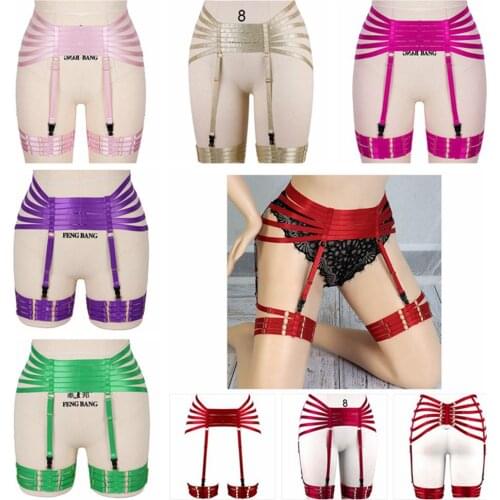 Sexy Underwear Leg Garter Strap Harness Belt Garters Belts For Women Lingerie Body Suspender Bondage Stockings Goth Accessories