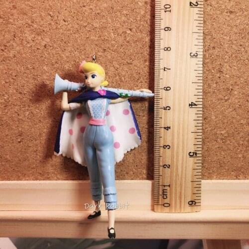 1PCS 8cm Japanese single Disneys last single Toy Story Series buss Lightyear shepherdess doll pendant collection