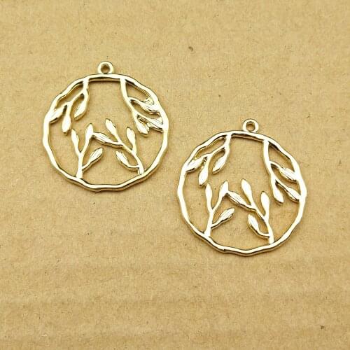 10pcs 25x27mm branch charms for jewelry making earring pendant bracelet and necklace charm