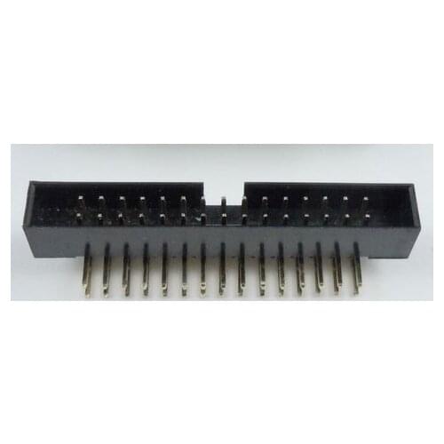 300 Pcs Box Header 30Pin 2x15P 2.0mm Pitch Male Shrouded PCB right angle IDC Socket dual rows space 2.0 Through hole DIP