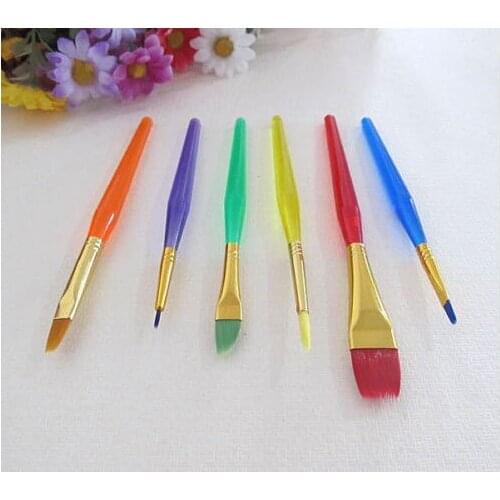 6 Pcs DIY Tool Pen Set Cake Icing Decorating Fine Painting Brush Fondant Dusting Sugar Craft