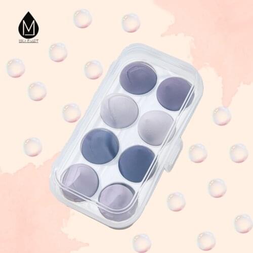 8-Piece Makeup Puff Powder Puff Powder Cotton Sponge Giant Soft Wet Dry Dual-Use Easy To Apply Makeup Beautiful Cosmetic Tool