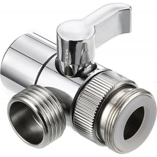 Switch Faucet Adapter 3 Way Tee Connector Shower Head Diverter Valve Home Improvement Shower Faucets Water Separator