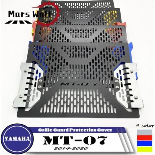 Motorcycle Accessories Radiator Grille Guard Protection Cover For YAMAHA MT07 MT-07 FZ-07 2014 2015 2016 2017 2018 2019 2020