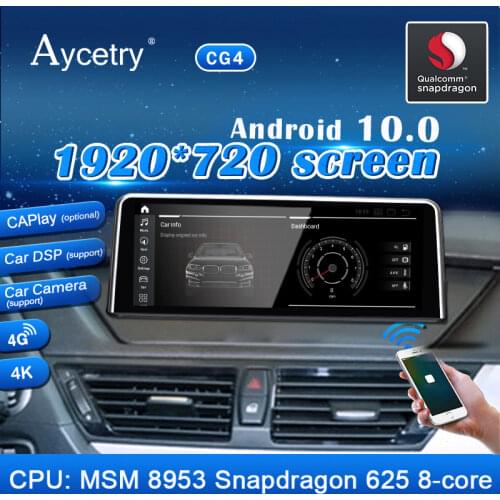 Android10.0 64G IPS 2 DIN Auto GPS Radio for BMW X1 E84 2009-2015 CIC system Navigation Glonass Original Steer wheel no DVD