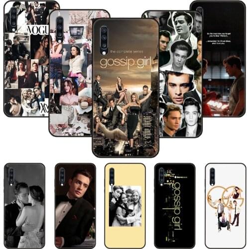 Phone Case For Samsung Galaxy A 50 51 71 70 7 5 10 20 30 40 41 21 S E Black Cover Funda Art Etui 3D Bumper Tpu Tv Gossip Girl