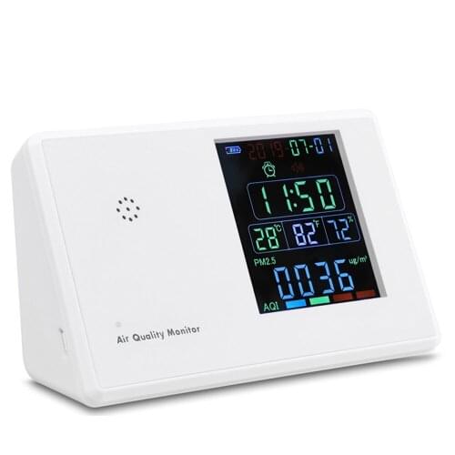 Digital Formaldehyde Detector Hygrothermograph Alarm Clock Carbon Dioxide Tester Air Quality Monitor Gas Analyzer