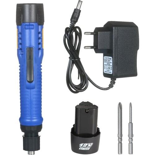 Electric Screwdriver Rechargeable 12V Cordless Mini Power Tool 6 Modes Adjustable Torques Cordless Rechargeable Screwdriver