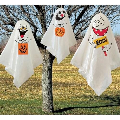 Halloween Skull Hanging Ornaments Foam Skull Bride Clothes Bone Head Scene Layout Props Home Decorations Festival Party Supplies