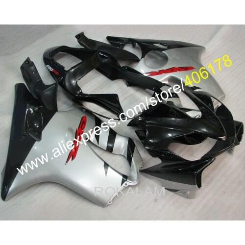 Custom Fairing For Honda CBR600 2001-2003 CBR 600 01 02 03 F4i Gray Black Motorcycle Body Kit (Injection Molding)
