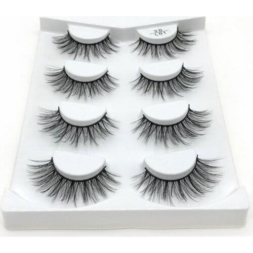False Lashes Faux Mink Fake Eyelashes Slight Eyelash Natural Delicate Luxurious Weight Subtlety Light Makeup Kit