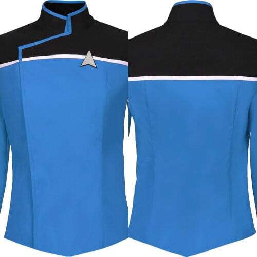 Star Cosplay Trek: Lower Decks Season 1 Cosplay Costume Blue Uniform Shirt Top