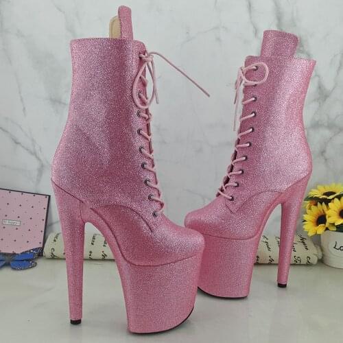 Leecabe 20CM/8inches Same As Picture Pole dance shoes High Heels Pole Dance boot