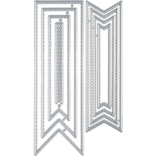 Bookmark Metal Cutting Dies DIY Craft Embossing Template Cutting Dies Stencils Banner Tool For Card Scrapbooking DIY