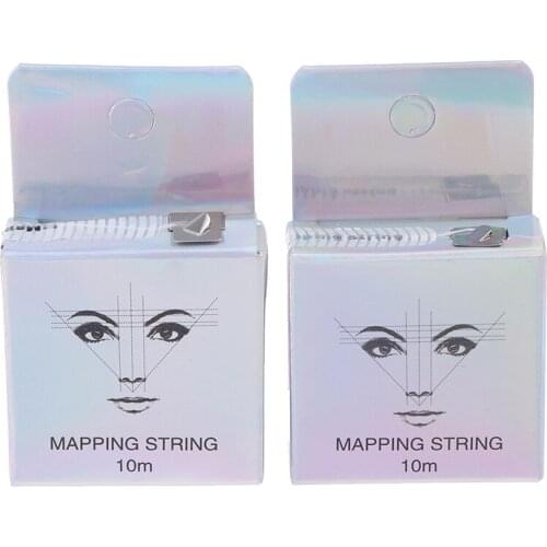 Microblading Mapping String Pre-Inked Eyebrow Marker Thread Brow Positioning Line Permanent Makeup Tool PMU Accessory Supply