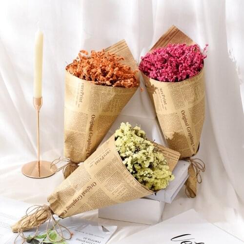 Mini Natural Dried Crystal Grass Flores Preservadas Not Forget Me Flowers Bouquet De Mariage Wedding Gift Party Home Decoration