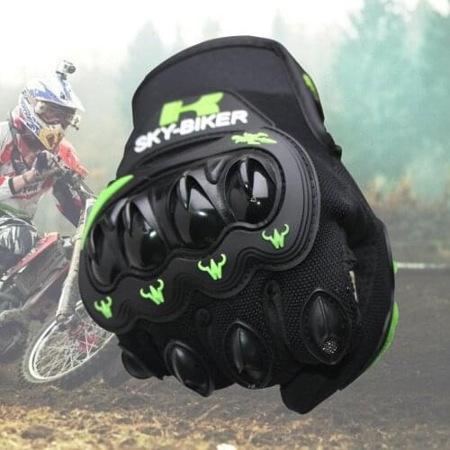 Touch-screen Motorcycle Bike Rider Motorcycle Gloves Protection Against Falling Hard Shell Off-road Gloves Spring and Summer