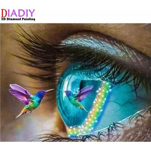 Diamond Painting Full Square Drill Eye Bird Pattern Embroidery Mosaic Accessories Cross Stitch Kits Paiting Decorations