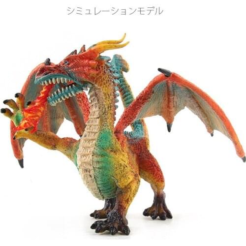 Dragon Warrior Dinosaur Model Set Play Solid Simulated Dinosaur Boys Gifes Toys Action Figure Children Collection Toy Ornaments