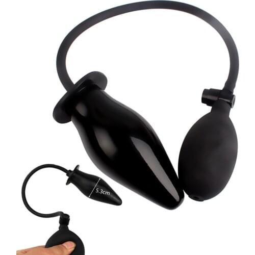 Inflatable Anal Plug Anal Dilator Expandable No Vibrator Butt Plug Huge Big Anal Ball Sex Toys Dong Vagina Stimulate Sex Product