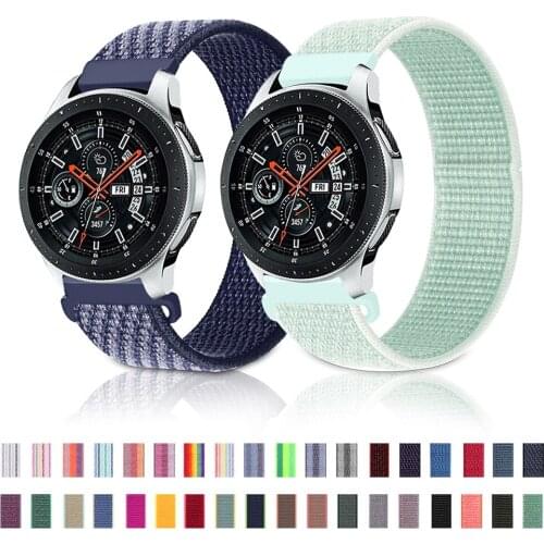 20mm/22mm Nylon band For Amazfit GTS/2/2e/GTS2 Mini/GTR 42mm/47mm/GTR2/2e/stratos 2/3 Sport Loop Bracelet Amazfit Bip Strap
