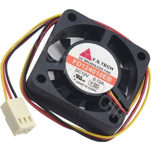 New For 4CM FD124010EB 4010 0.12A 12V server Three Lines Cooling fan