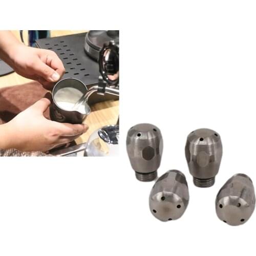 Stainless Steel 4 Holes Coffee Machine Steam Nozzle Accessories For Perfect Milk Foam For Barista