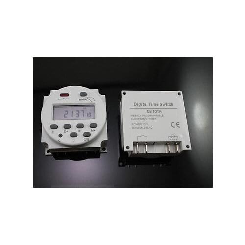 AC 220V Digital LCD Power Programmable Timer Time switch Relay 16A mini, replace KG316T