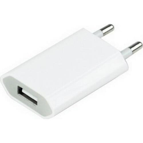 EU Standard Wall Charger Fast Charging For iPhone 5 5S 6 6S 7 8 Plus SE X XR XS Max USB Charge Adapter Dual Round Plugs