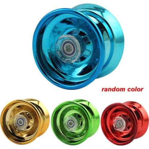 Metal Bearing String Trick Yo-Yo Balls Professional Educational Toys for Beginner Adult Kids Games Responsive Yo-yo Ball Toys