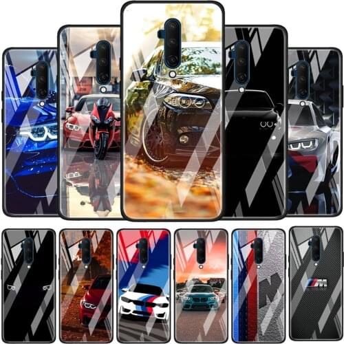 Blue Red Cool Car Tempered Glass Cover For OnePlus Z 7 8 9 7T 8T 9R Nord 5G Pro Silicone Phone Case Coque
