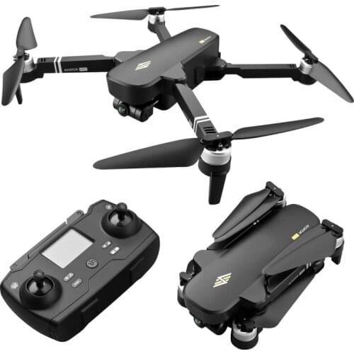 Foldable 6K Drone 2 Axis Mechanical Self Stabilizing Wind Resistance 2KM Remote Control Long Endurance