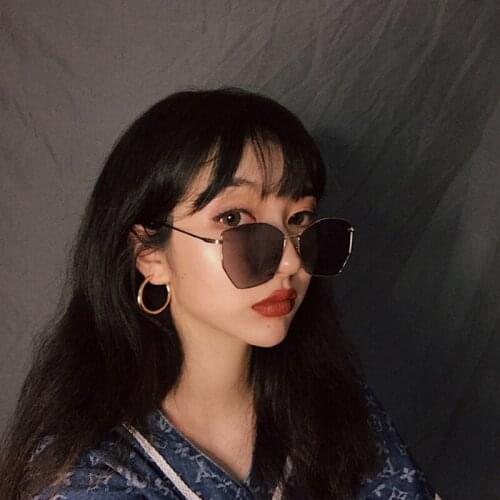 Retro Oversized Square Sunglasses Women Men 2019 Brand Luxury Pink Gradient Sun Glasses Oculos UV400 Clear Lens Glasses