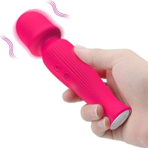 Stick Vibrators Vibrator For Clitoris Vagina Nipples Sex Toys for Women Magic Wand Female Masturbator 10 Modes Strong Vibrating