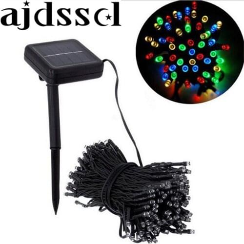 LED Solar Lamp String Light Christmas Light Holiday Garden Party Decoration Outdoor XmasTree Gift Ornament Decor 5-22M