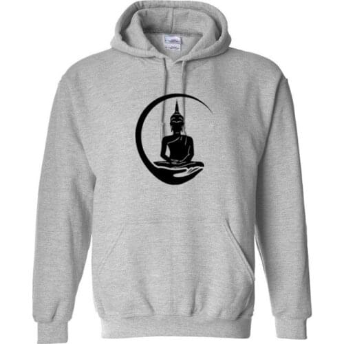 Buddha Statues hoodies Autumn winter harajuku hoody streetwear hip-hop tracksuit Mens pullover sweatshirt Plus size 2XL